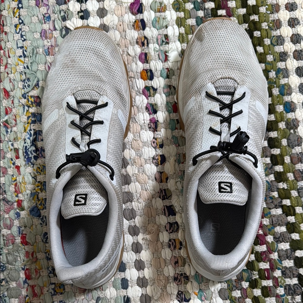 Salomon Light Gray Running/Trail Shoes